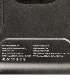 RebelCell Power Rebel 26K - Solar Outdoor Powerbank
