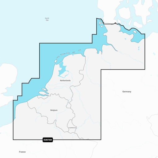 Navionics+ EU076R Benelux & Germany, West (Benelux & West-Deutschland) Digitale Seekarte Regular