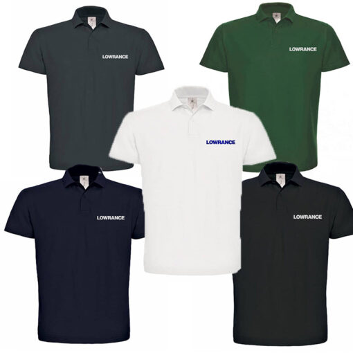 Poloshirt - mit Lowrance-Logo bestickt - verschiedene Farben