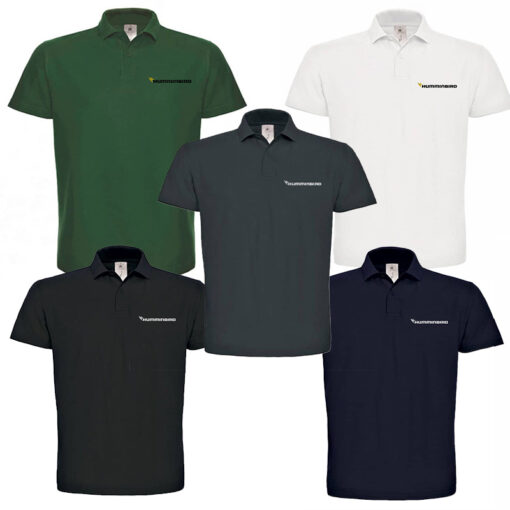 Poloshirt - mit Humminbird-Logo bestickt - verschiedene Farben
