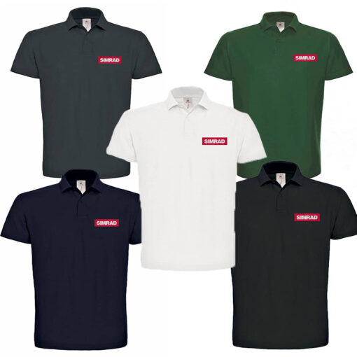 Poloshirt - mit Simrad-Logo bestickt - verschiedene Farben