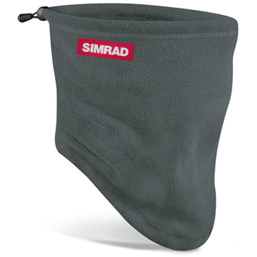 Simrad Boots- und Angelmaske aus Fleece mit Gummizug - grau