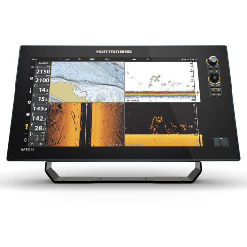 Humminbird APEX 19 MEGA SI+ Kartenplotter mit XM 14 HW MSI T Geber