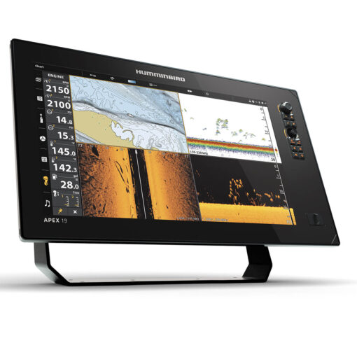 Humminbird APEX 19 MEGA SI+ Kartenplotter mit XM 14 HW MSI T Geber