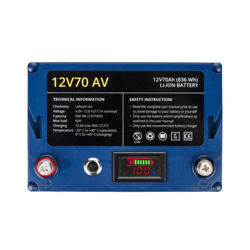 RebelCell 12V70 AV Li-Ion Akku (836 Wh)