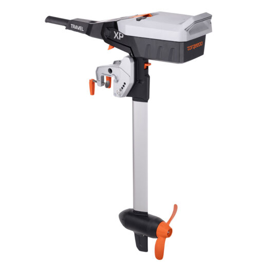 Torqeedo Travel XP - Power Package - 5PS, Elektro-Außenbordmotor S (Kurzschaft) Pinnensteuerung, großer Akku