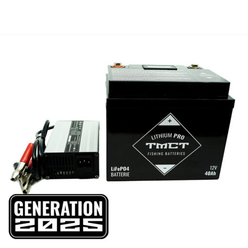 TMCT 12V40Ah LiFePO4 Akku GENERATION 2025 mit Ladegerät