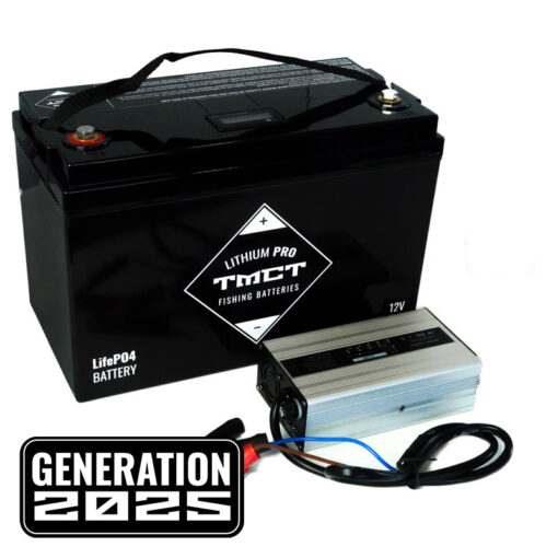 TMCT 12V100Ah LiFePO4 Akku GENERATION 2025 mit Ladegerät