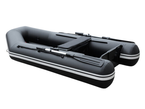 ALPUNA nautic KL 250 ultraleichtes Boot mit Rucksack - schwarz