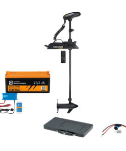 AKTIONS-BUNDLE - Minn Kota Terrova 55 FL 12V 54" 137cm ohne Fußpedal - Inklusive Fernbedienung, LIONTRON LiFePO4 12,8V 55Ah Akku mit Ladegerät, MKA-21 Montageplattform und TMCT QuickConnect 60A E-Motor