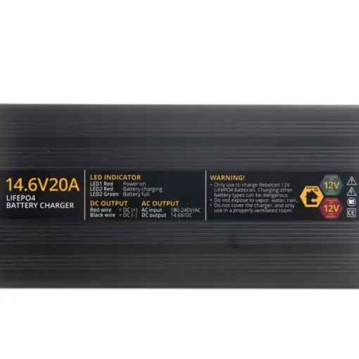 RebelCell 14.6V20A LiFePO4-Ladegerät