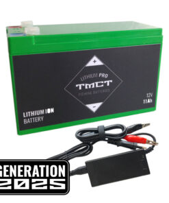 TMCT 12V11Ah Lithium Pro Akku GENERATION 2025 mit Ladegerät