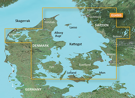 Garmin BlueChart g3 Vision HD - VEU458S - Göteborg-Fyn