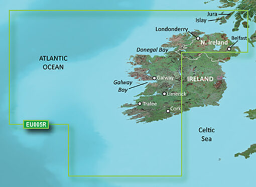 Garmin BlueChart g3 Vision HD - VEU005R - Ireland, West Coast (Irland, Westküste)