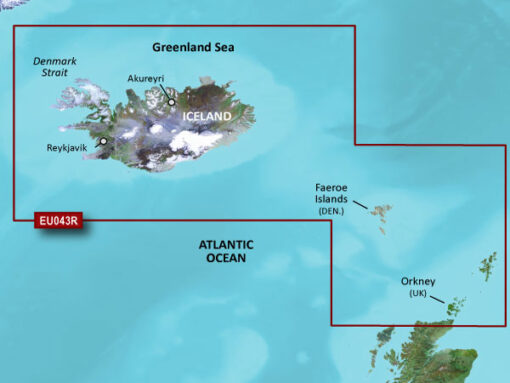 Garmin BlueChart g3 Vision HD - VEU043R - Iceland to Orkney (Island bis Orkney)