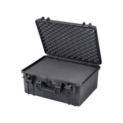 Echolotkoffer (hoch / mittel) - Schwarz mit Schaum 50,2 x 42,2 x 26,7 cm