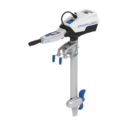ePropulsion Spirit 1.0 EVO Pinne - Elektromotor für Boote  - Set mit Batterie