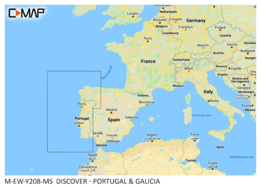 C-MAP DISCOVER Portugal & Galicia