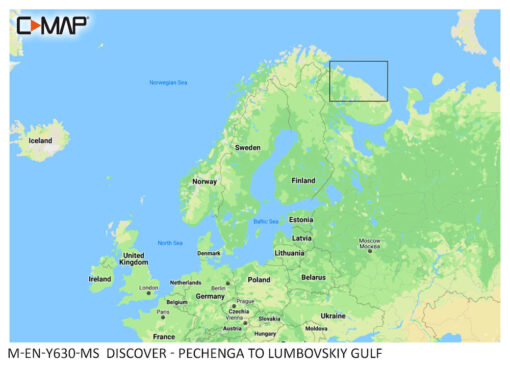 C-MAP DISCOVER Pechenga to Lumbovskiy Gulf
