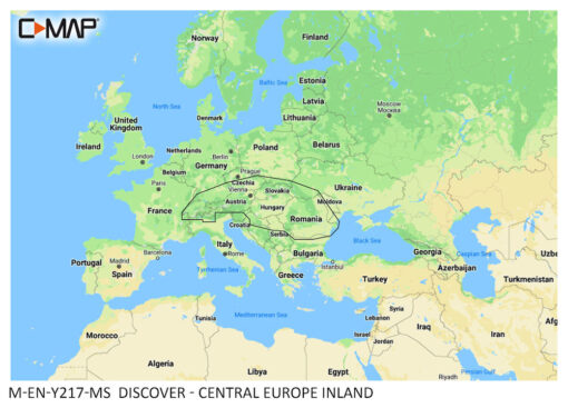 C-MAP DISCOVER Österreich, Schweiz, Ungarn, Rumänien, Central Europa