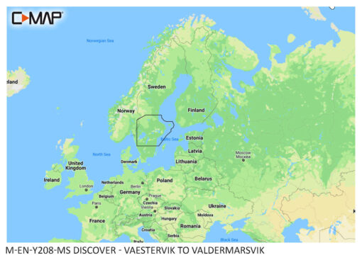 C-MAP DISCOVER Vaestervik to Valdermarsvik