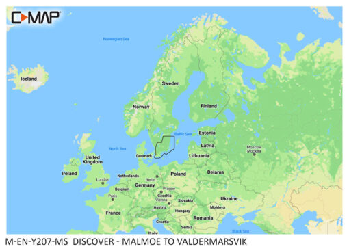 C-MAP DISCOVER Malmoe to Valdermarsvik