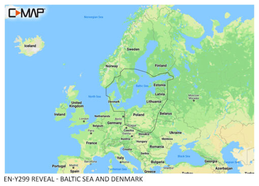 C-MAP REVEAL Ostsee, Ost Dänemark, Südschweden