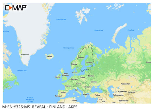 C-MAP REVEAL Finland Lakes