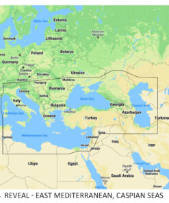 C-MAP REVEAL East Mediterranean, Caspian Seas