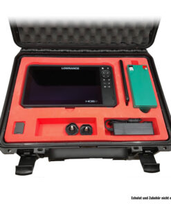 Hartschaumstoff-Einsatz für Koffer - Inlay - Lowrance Hook Reveal 7 Zoll - rot