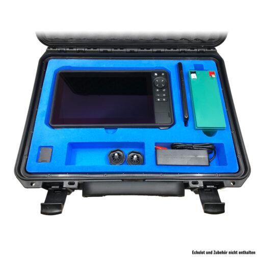 Hartschaumstoff-Einsatz für Koffer - Inlay - Lowrance HDS LIVE 9 Zoll - blau