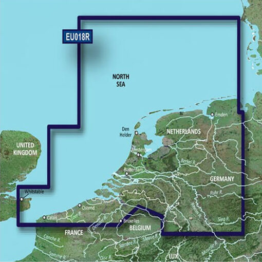 Garmin BlueChart g3 Vision HD - VEU018R - Benelux Offshore & Inland Waters