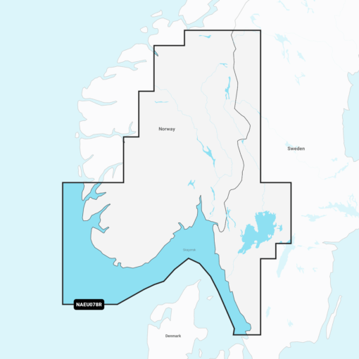 Navionics+ EU078R Oslo, Skagerrak & Haugesund Digitale Seekarte Regular