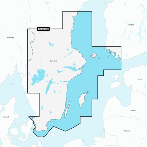 Navionics+ EU079R Sweden, Southeast (Südost-Schweden) Digitale Seekarte Regular