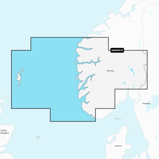 Navionics+ EU051R Norway, Lista to Sognefjord (Norwegen) Digitale Seekarte Regular
