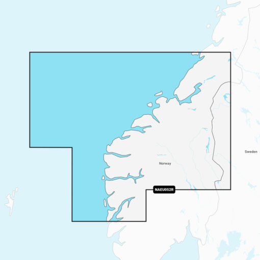 Navionics+ EU052R Norway, Sognefjord - Svefjorden (Norwegen) Digitale Seekarte Regular