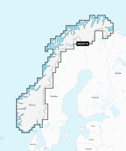 Navionics+ EU071R Norway, Lakes & Rivers (Norwegen Seen und Flüsse) Digitale Seekarte Regular