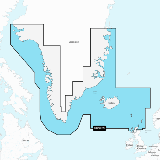 Navionics+ EU620L Greenland & Iceland (Grönland & Island) Digitale Seekarte Large