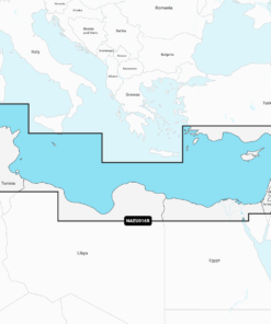 Navionics+ EU016R Mediterranean Sea, Southeast (Mittelmeer Südosten) Digitale Seekarte Regular