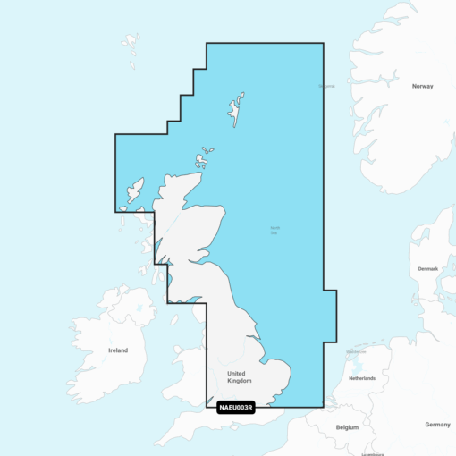 Navionics+ EU003R Great Britain, Northeast Coast (Großbritannien, Nordostküste) Digitale Seekarte Regular