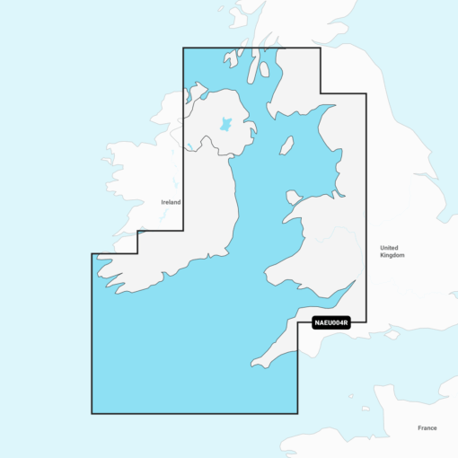 Navionics+ EU004R Irish Sea (Irisches Meer) Digitale Seekarte Regular