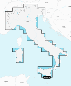 Navionics+ EU073R Italy, Lakes & Rivers (Italien Seen und Flüsse) Digitale Seekarte Regular