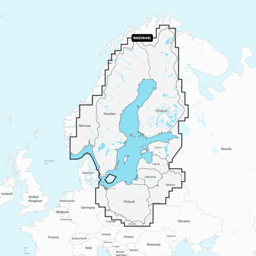 Navionics+ EU644L Baltic Sea (Ostsee) Digitale Seekarte Large