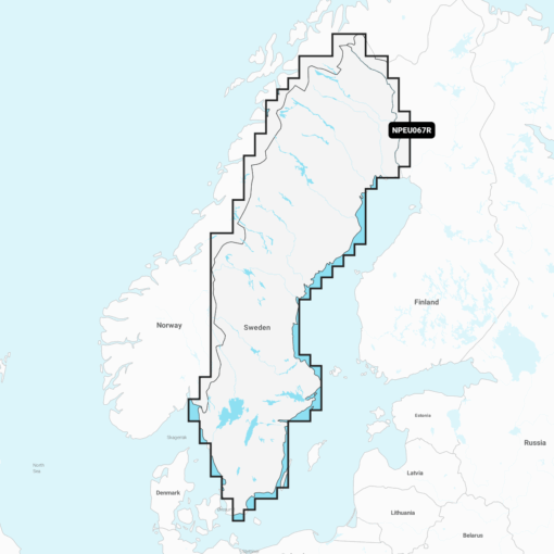 Navionics Platinum+ EU067R Sweden, Lakes & Rivers (Schweden Seen und Flüsse) Digitale Seekarte Regular