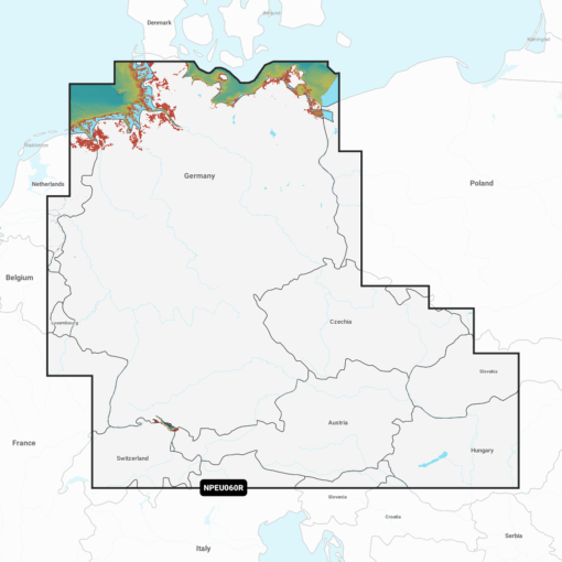 Navionics Platinum+ EU060R Germany, Lakes & Rivers (Deutschland Seen und Flüsse) Digitale Seekarte Regular
