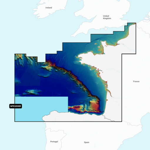 Navionics Platinum+ EU008R Bay of Biscay (Westfranzösisches Meer) Digitale Seekarte Regular