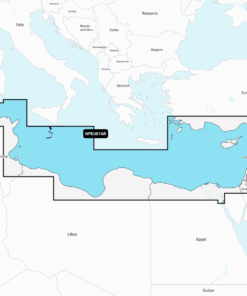 Navionics Platinum+ EU016R Mediterranean Sea, Southeast (Mittelmeer Südosten) Digitale Seekarte Regular