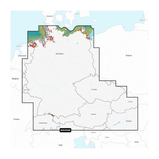 Garmin Navionics Vision+ Seekarte - NVEU060R Deutschland, Seen & Flüsse (Germany, Lakes & Rivers)