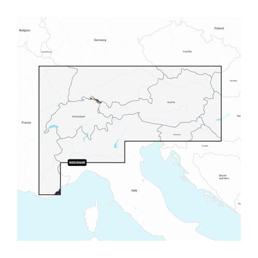 Garmin Navionics Vision+ Seekarte - NVEU066R Alpen, Seen & Flüsse (Alpine, Lakes & Rivers)
