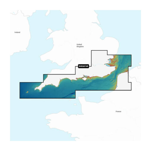 Garmin Navionics Vision+ Seekarte - NVEU074R Ärmelkanal (English Channel)